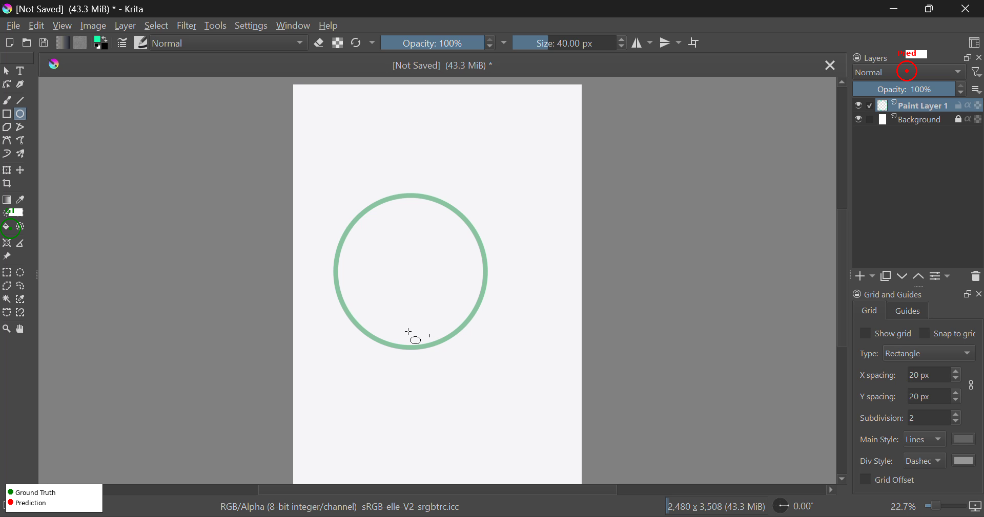 Figure 2a: Krita: Cross-panel confusion.