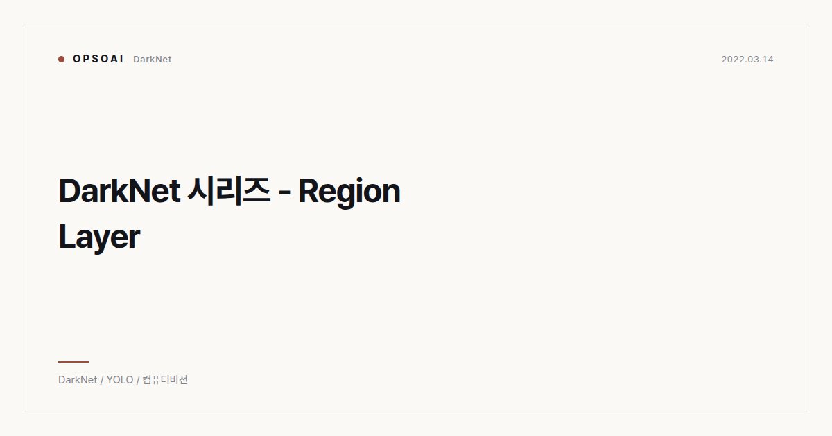 DarkNet 시리즈 - Region Layer 대표 이미지